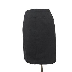 Ellen Tracy Charcoal Gray Career Wear Minimalist Skirt Womens Size XL NWT